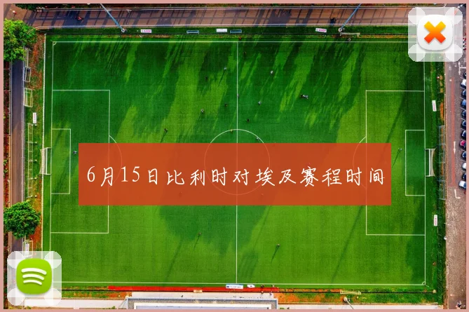 6月15日比利时对埃及赛程时间